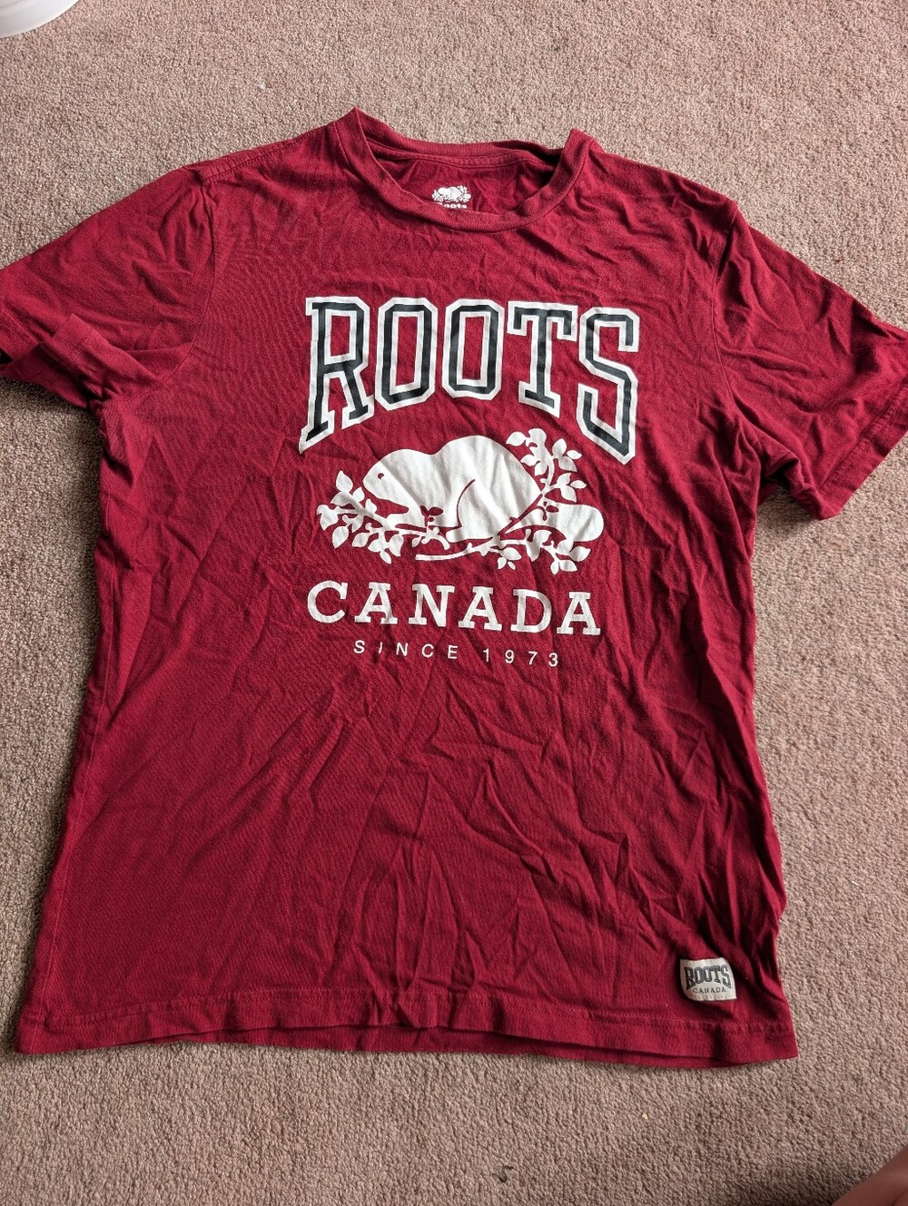 Men Roots Canada Red Graphic Tee